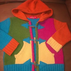 NEW!! Agatha Ruiz De La Prada Toggle Sweater Sz 2